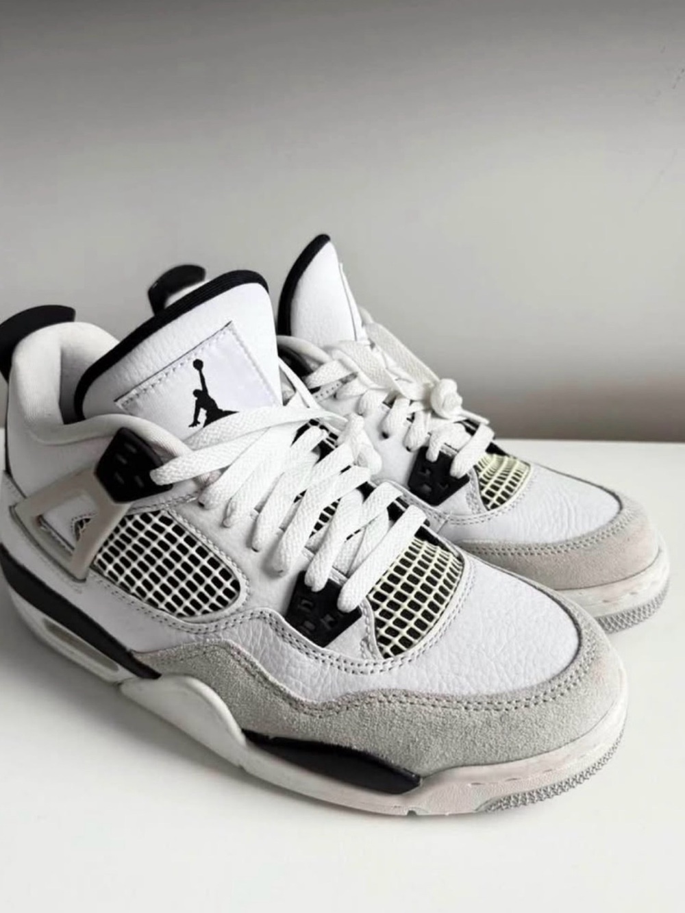 Jordan 4 retro military black sneakers